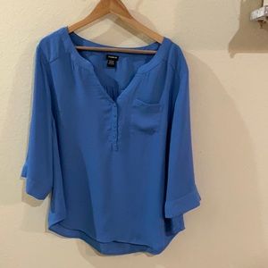Torrid Blue Tunic Top